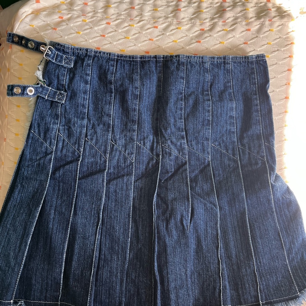 Sonia Rykiel 2000s Denim Kilt